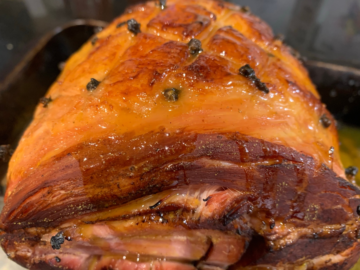 Recipe: gammon cooked in Coke with a divine maple-syrup glaze